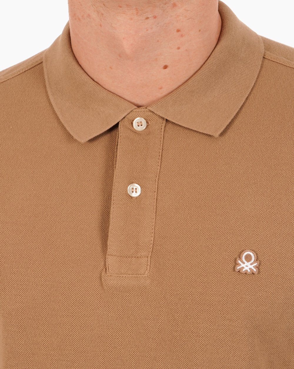 Benetton Polo Shirt DK Sand