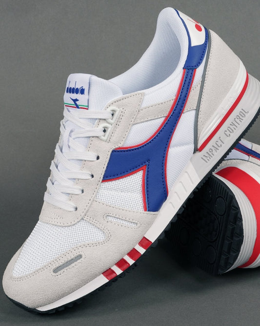 Diadora Titan Seb Trainer White blue red