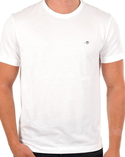 Gant Shield T Shirt White