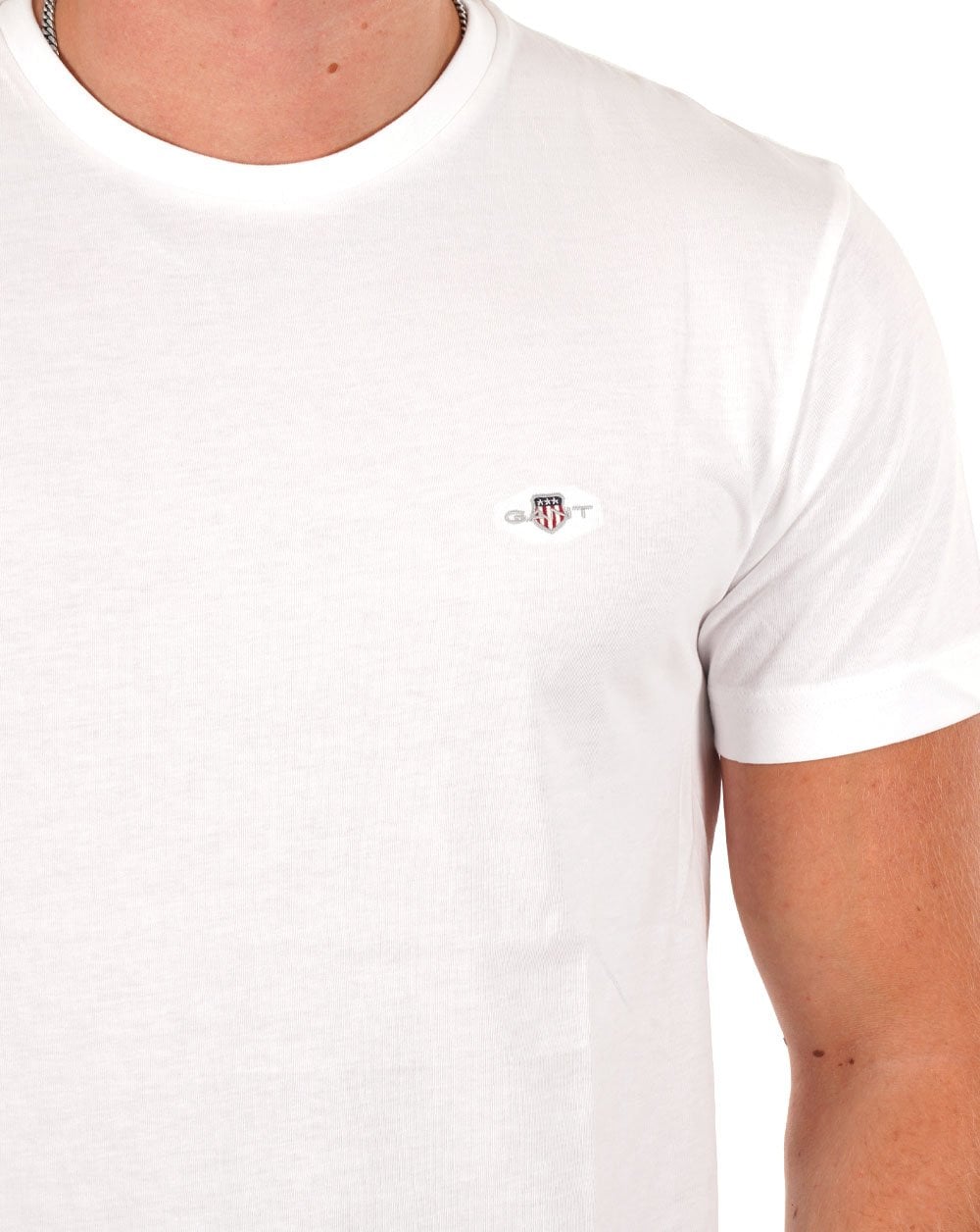 Gant Shield Crew T-shirt White