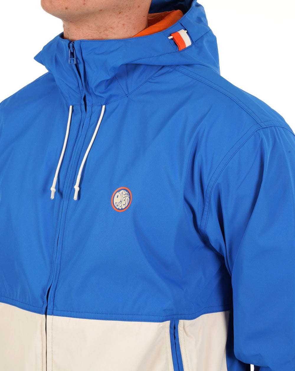 Pretty Green Hollen Colourblock Jacket Blue