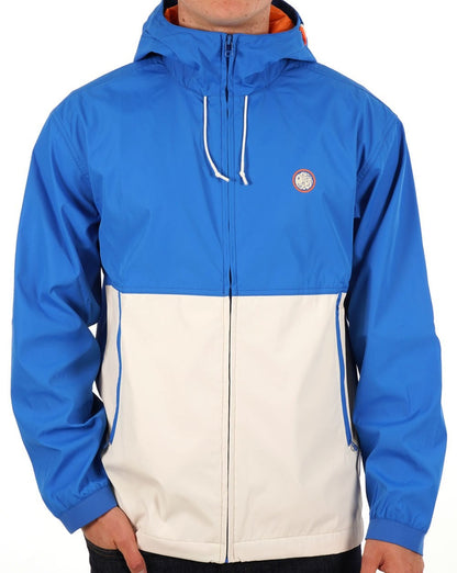 Pretty Green Hollen Colourblock Jacket Blue