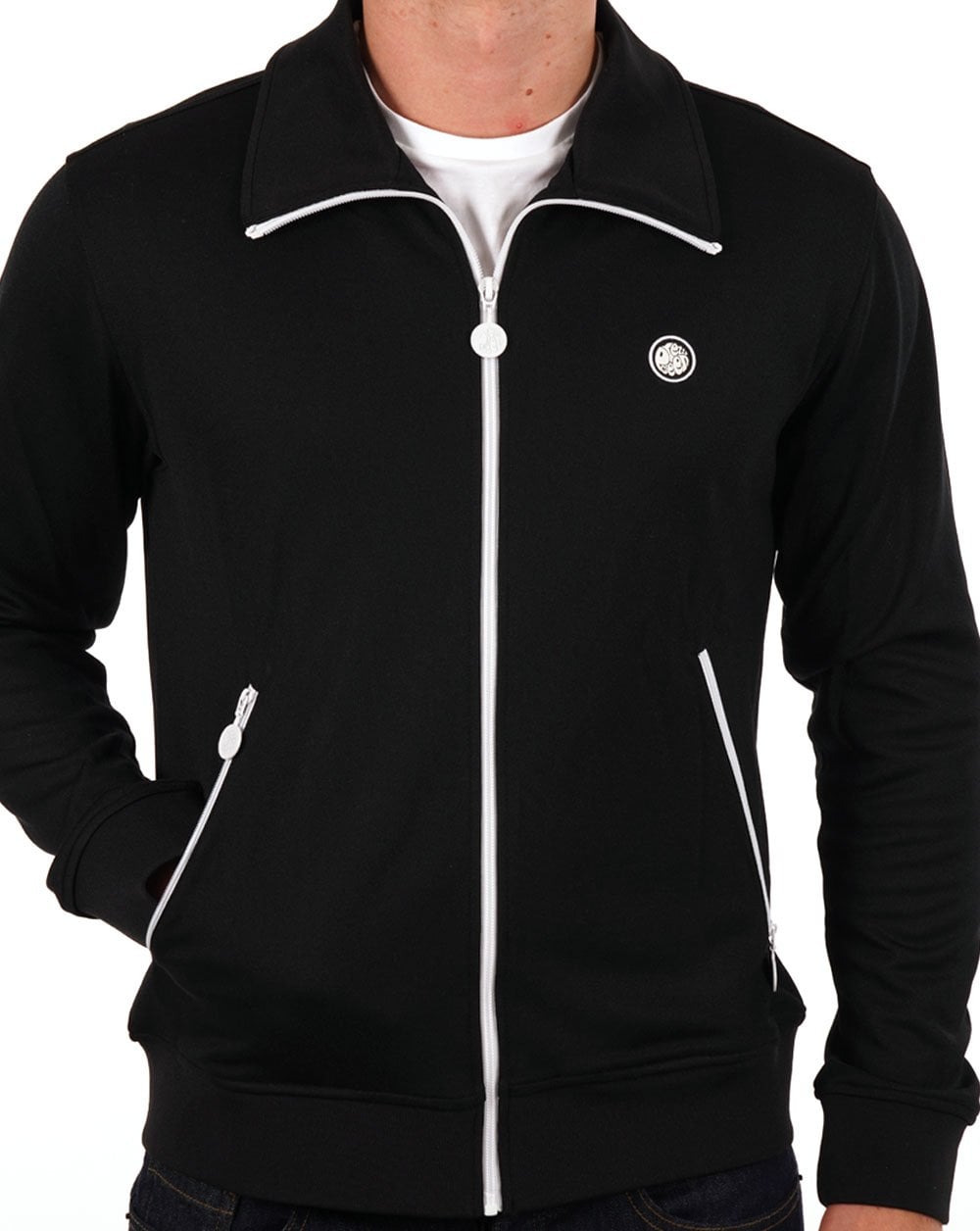 Pretty Green Boston Track Top Black