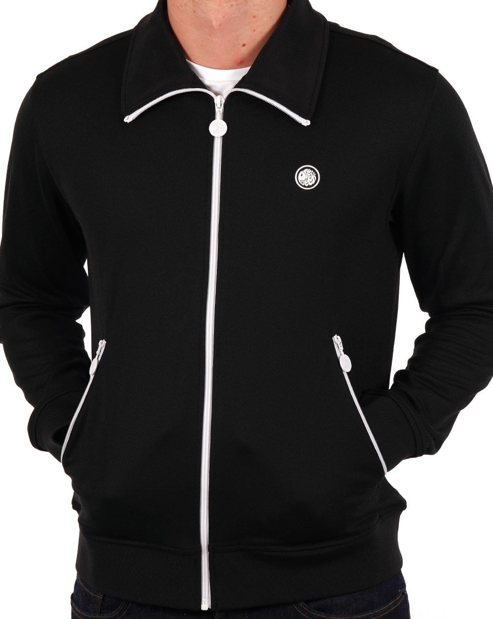 Pretty Green Boston Track Top Black