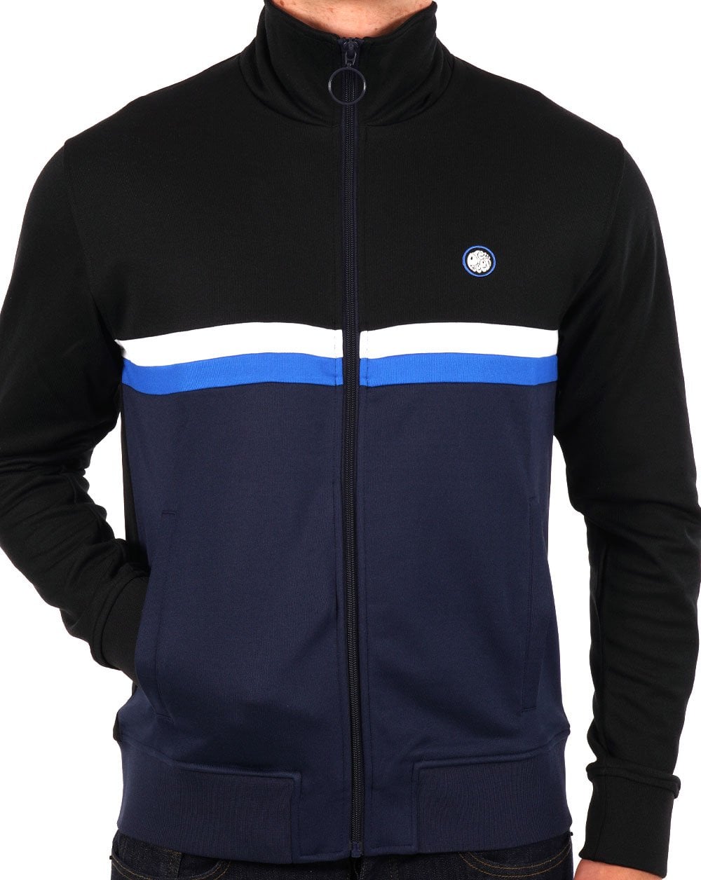 Pretty Green Hollen Track Top Black