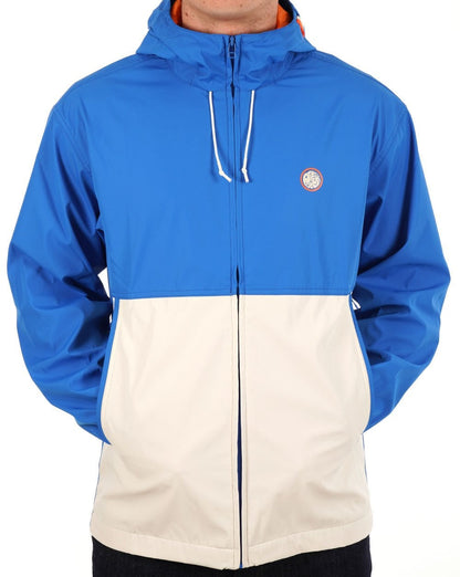 Pretty Green Hollen Colourblock Jacket Blue