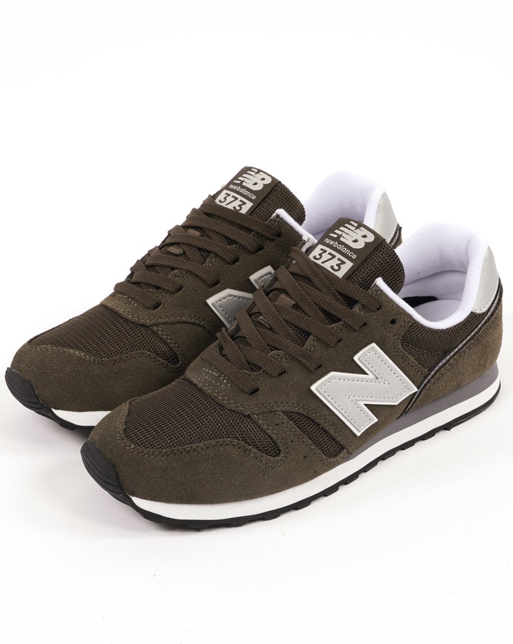 New Balance 373 Trainer Dark Khaki/Silver