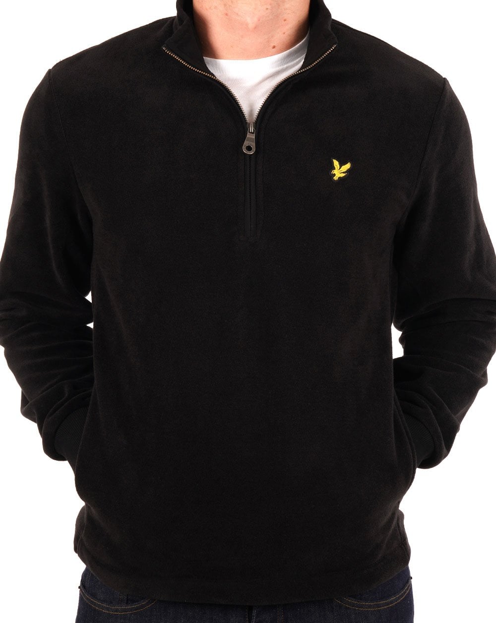 Lyle & Scott Fleece Quarter Zip Black