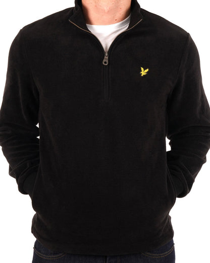 Lyle & Scott Fleece Quarter Zip Black