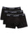 Lacoste Triple Pack Boxers Black