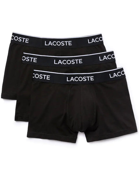 Lacoste Triple Pack Boxers Black