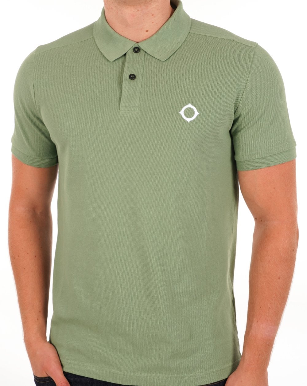Ma.strum Pique Polo Forest Green