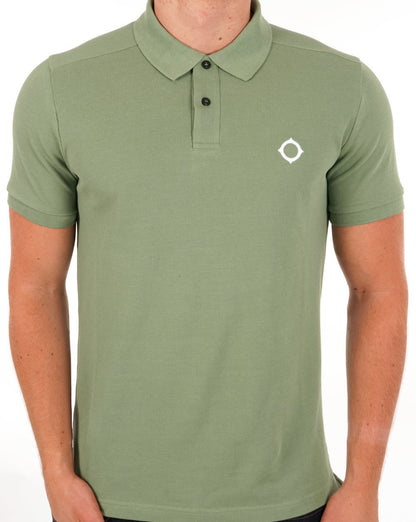 Ma.strum Pique Polo Forest Green