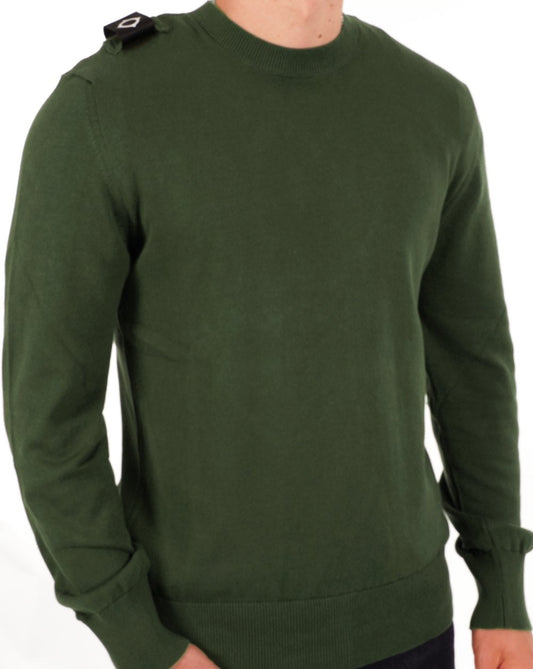 Ma.Strum Ma.strum Crew Neck Knit Dark Green