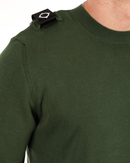Ma.strum Crew Neck Knit Dark Green
