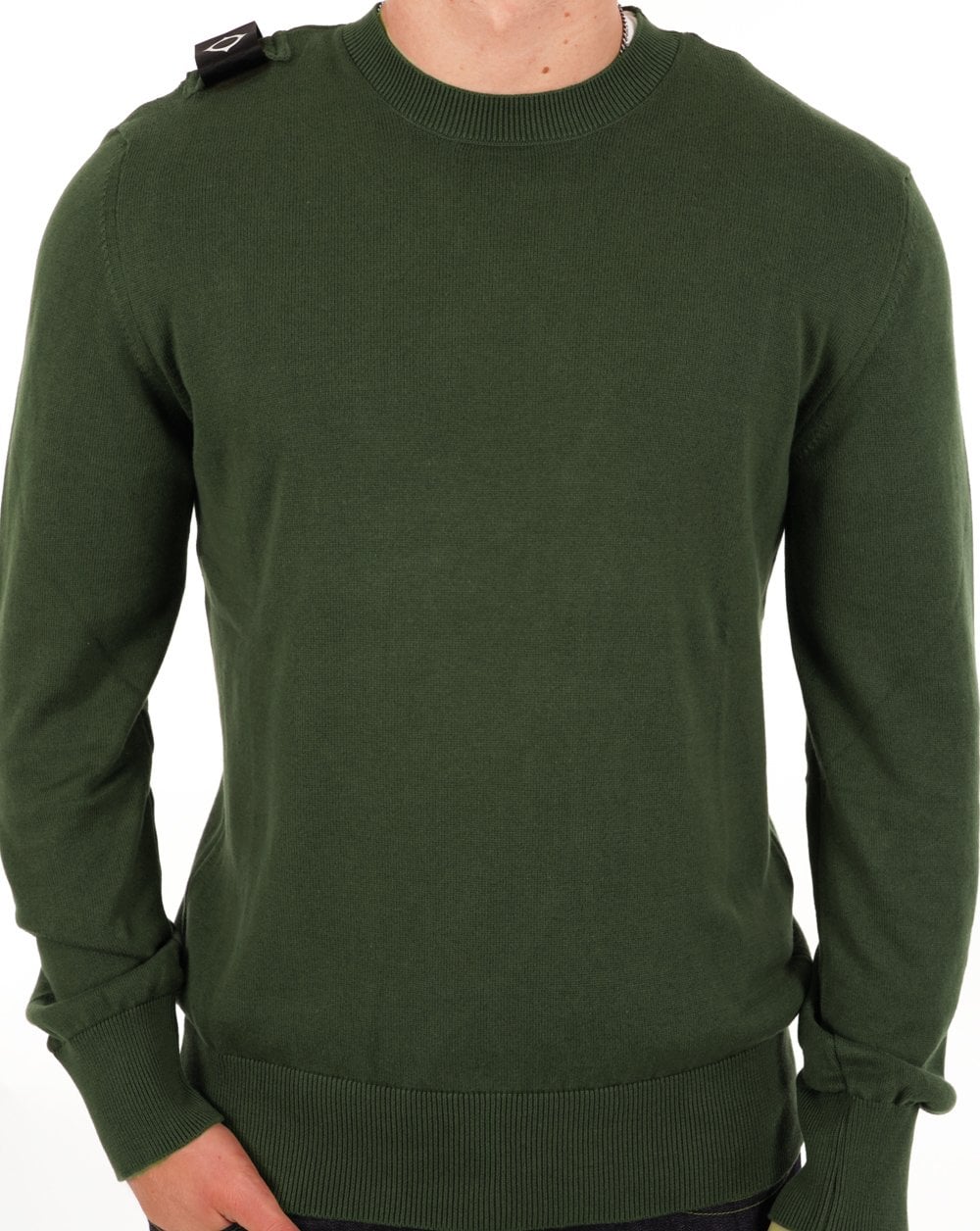 Ma.strum Crew Neck Knit Dark Green