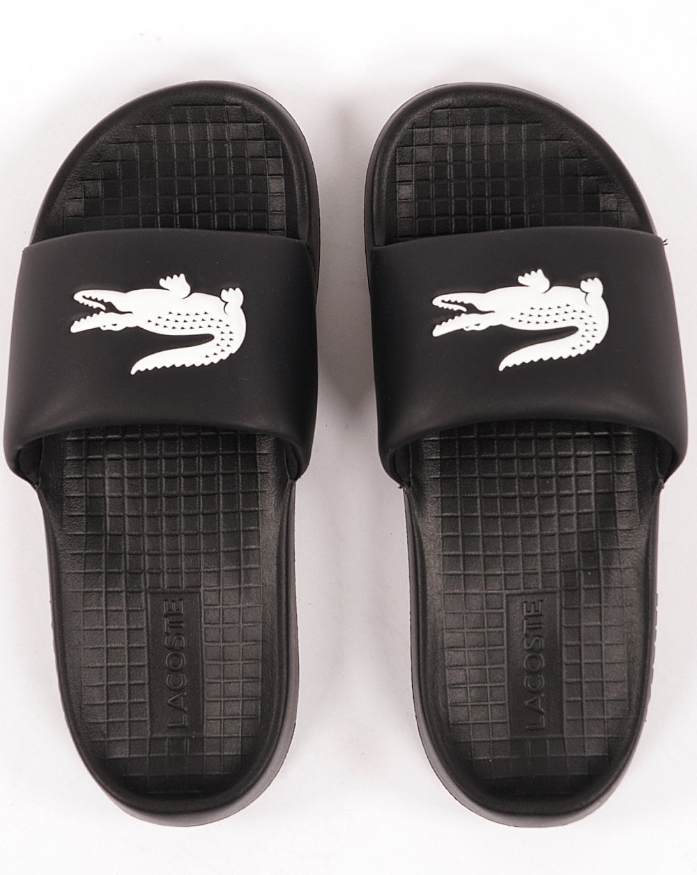 Lacoste Croco Slide Black/white