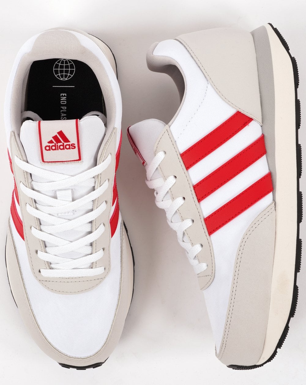 Adidas Run 60s Trainers White Red