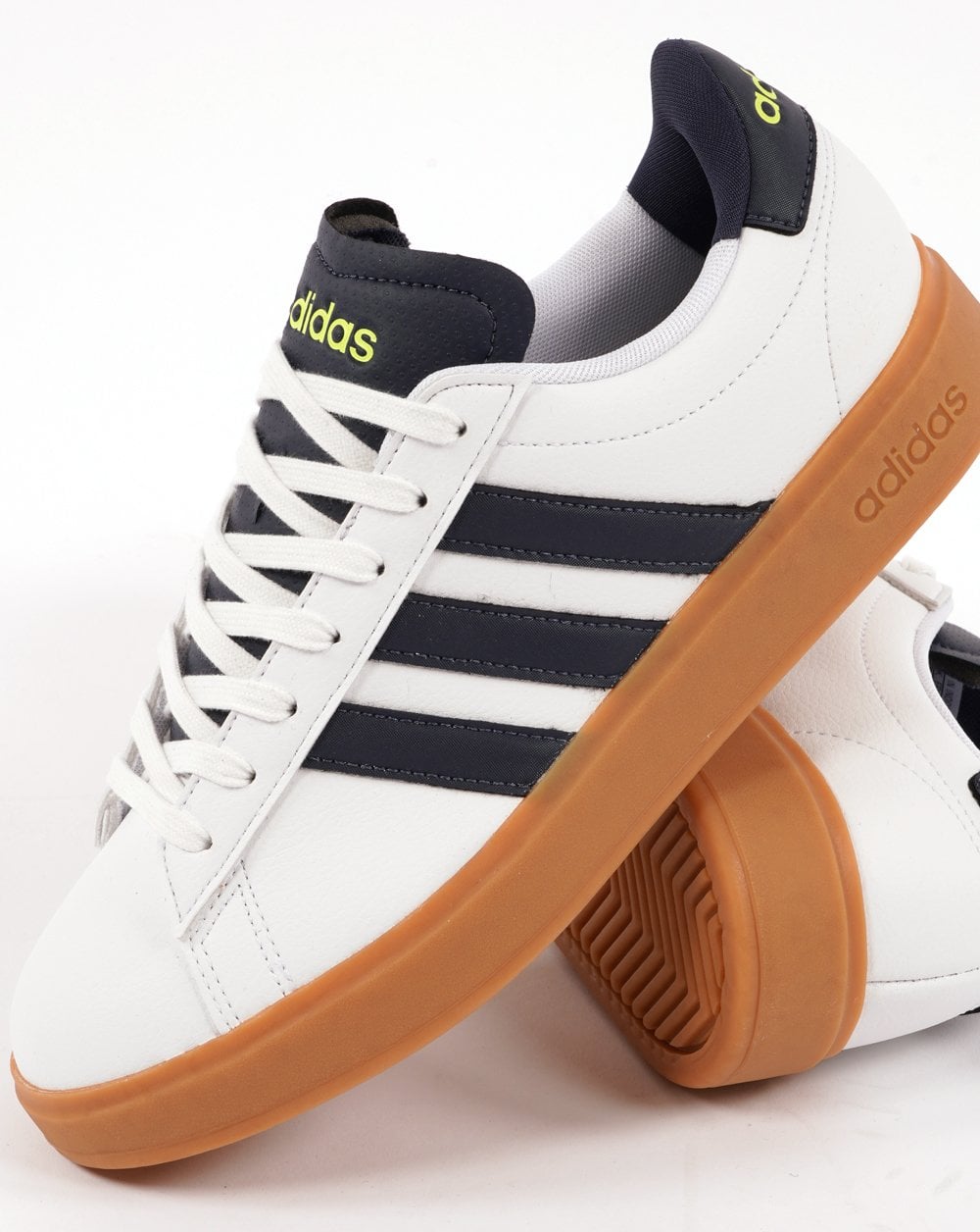 Adidas Grand Court 2.0 Trainers White/Navy/Gum