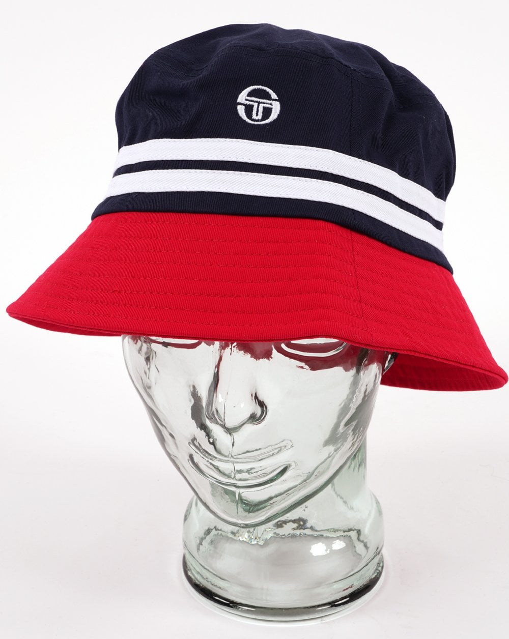 Sergio Tacchini Stonewoods Bucket Hat Navy/Red/White