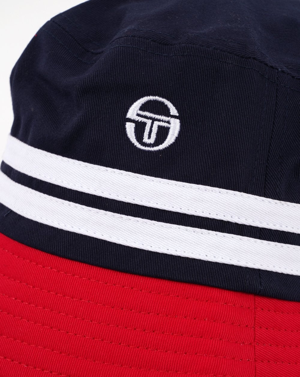 Sergio Tacchini Stonewoods Bucket Hat Navy/Red/White