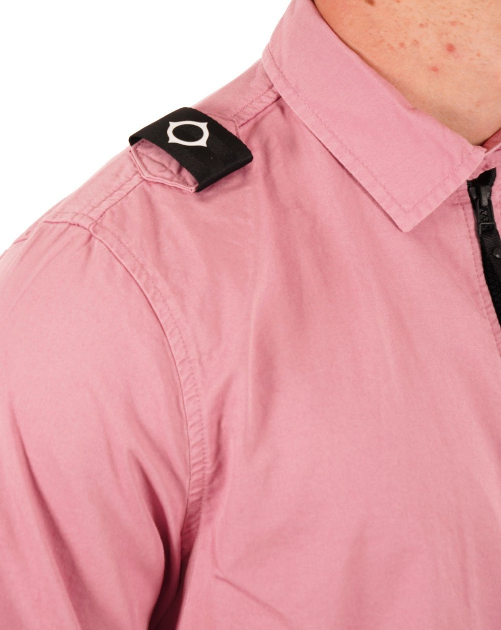 Ma.strum Pd Full Zip Overshirt Dark Pink