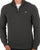 Gant Cotton Half Zip Sweater Charcoal
