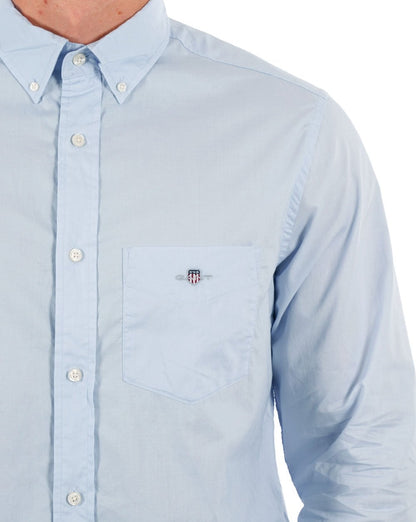 Gant Poplin Shirt Light Blue
