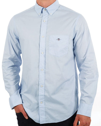 Gant Poplin Shirt Light Blue