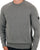 Barbour International Cotton Crew Knit Anthracite Marl