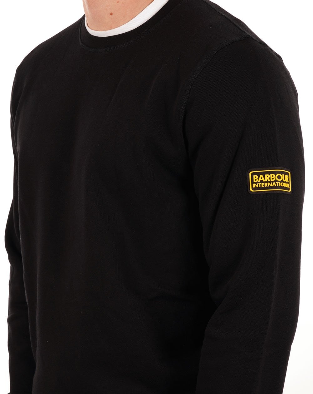 Barbour International Racer Badge Sweatshirt Black