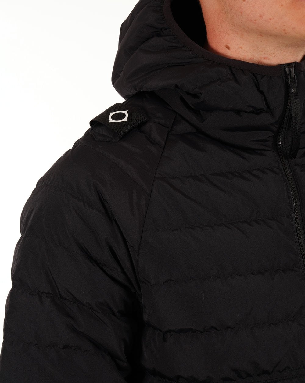 Ma.strum Hooded Down Jacket Black
