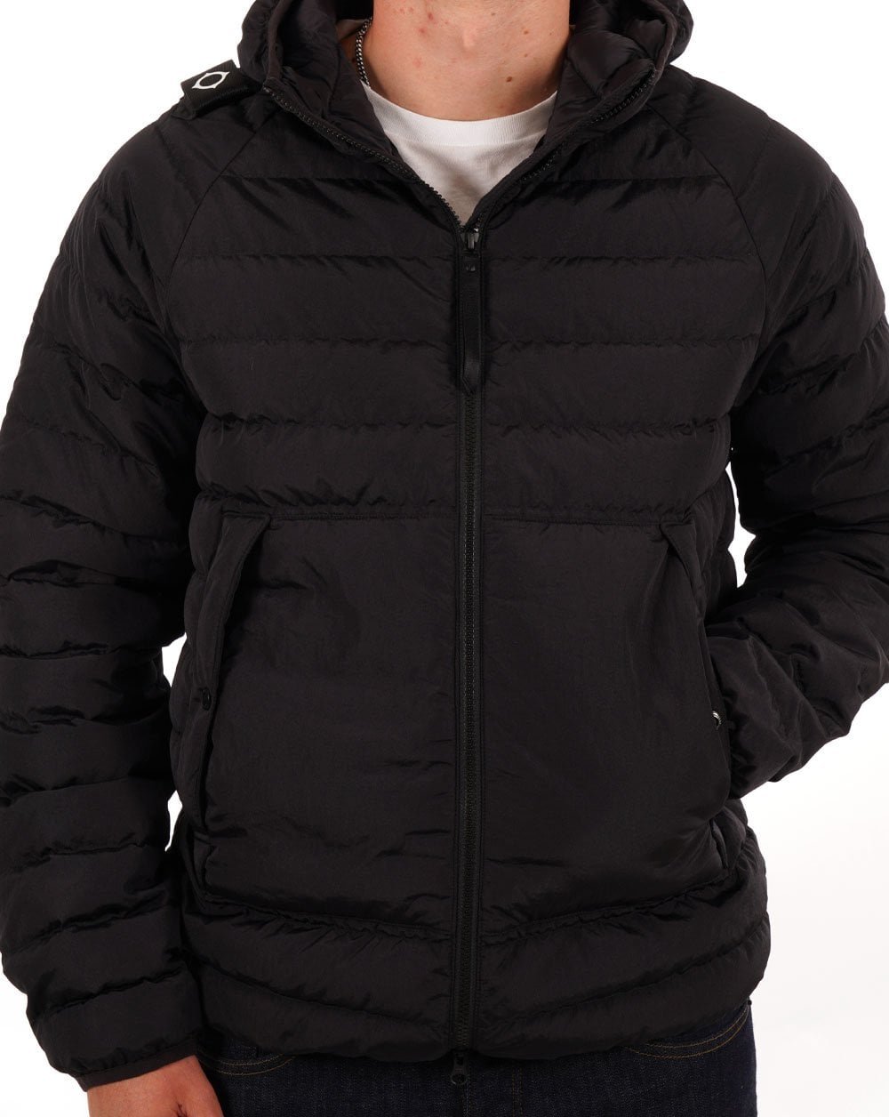 Ma.strum Hooded Down Jacket Black