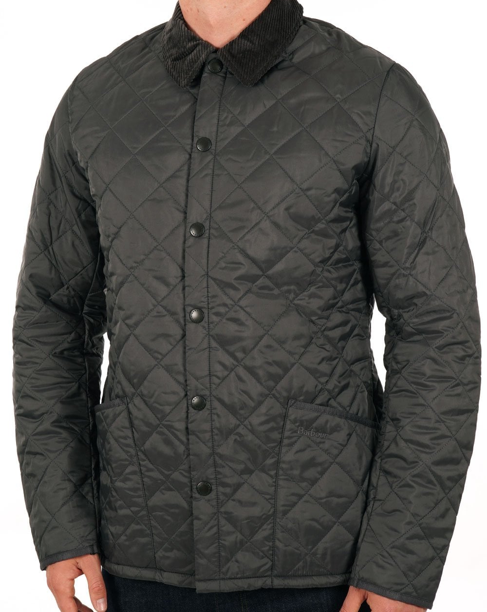 Barbour Heritage Classic Quilted Jacket Charcoal