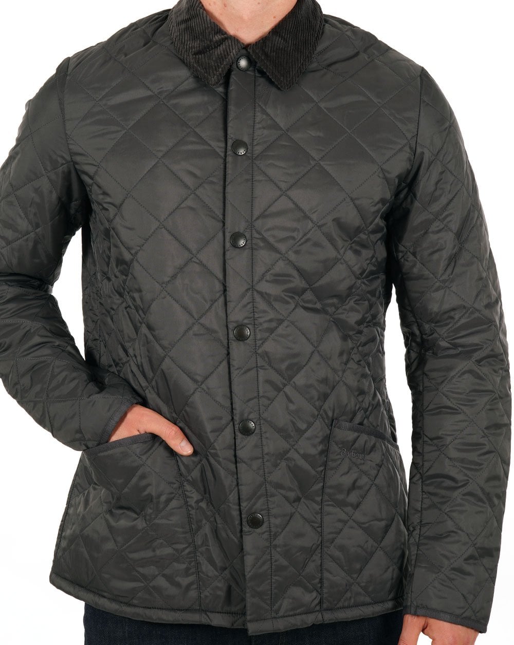 Barbour Heritage Classic Quilted Jacket Charcoal