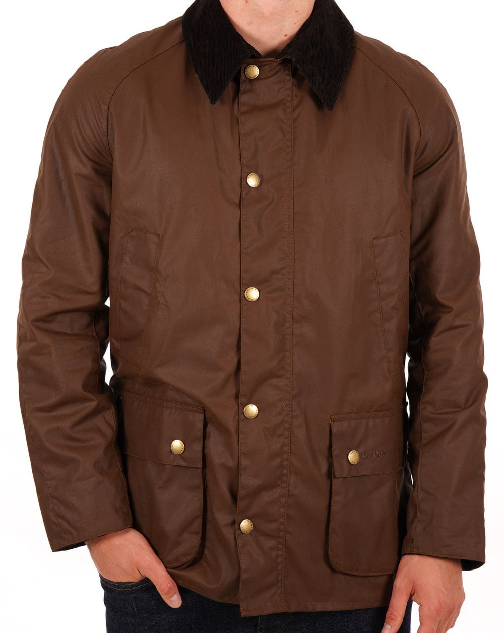 Barbour Ashby Wax Jacket Brown