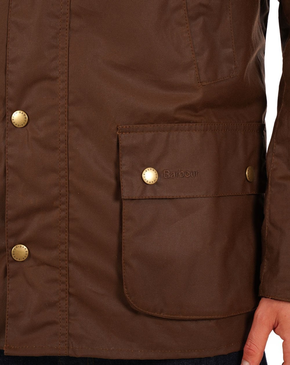 Barbour Ashby Wax Jacket Brown