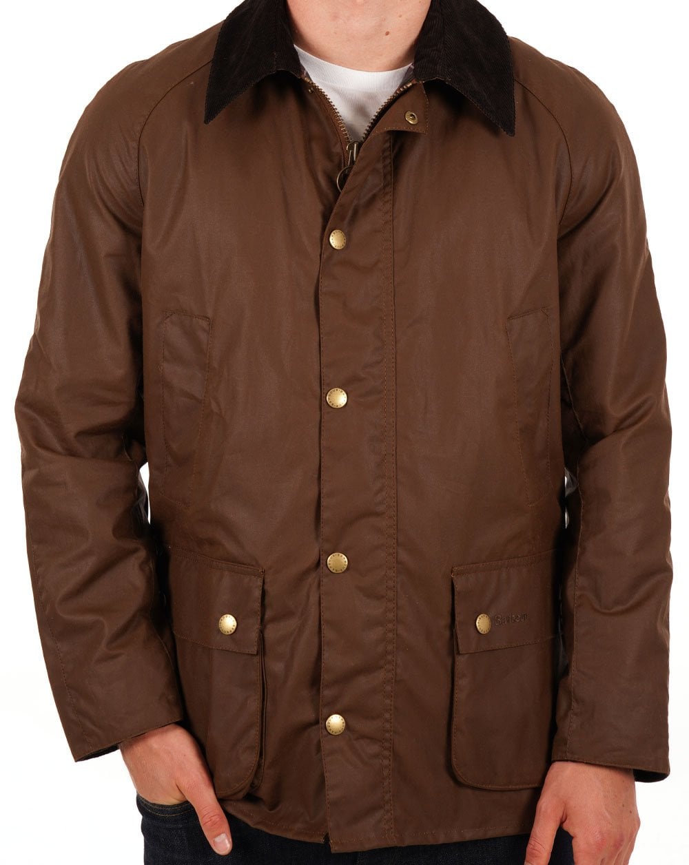 Barbour Ashby Wax Jacket Brown