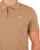 Barbour Tartan Pique Polo Shirt Military Brown