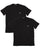 Emporio Armani 2 Pack T Shirts Black/Black