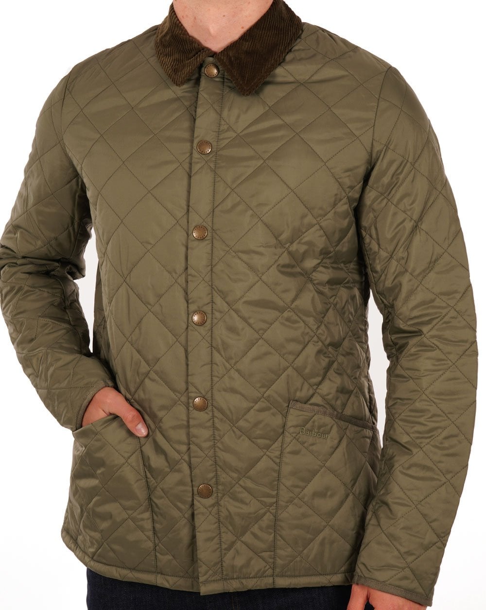 Barbour Heritage Classic Quilted Jacket Light Moss