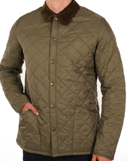 Barbour Heritage Classic Quilted Jacket Light Moss