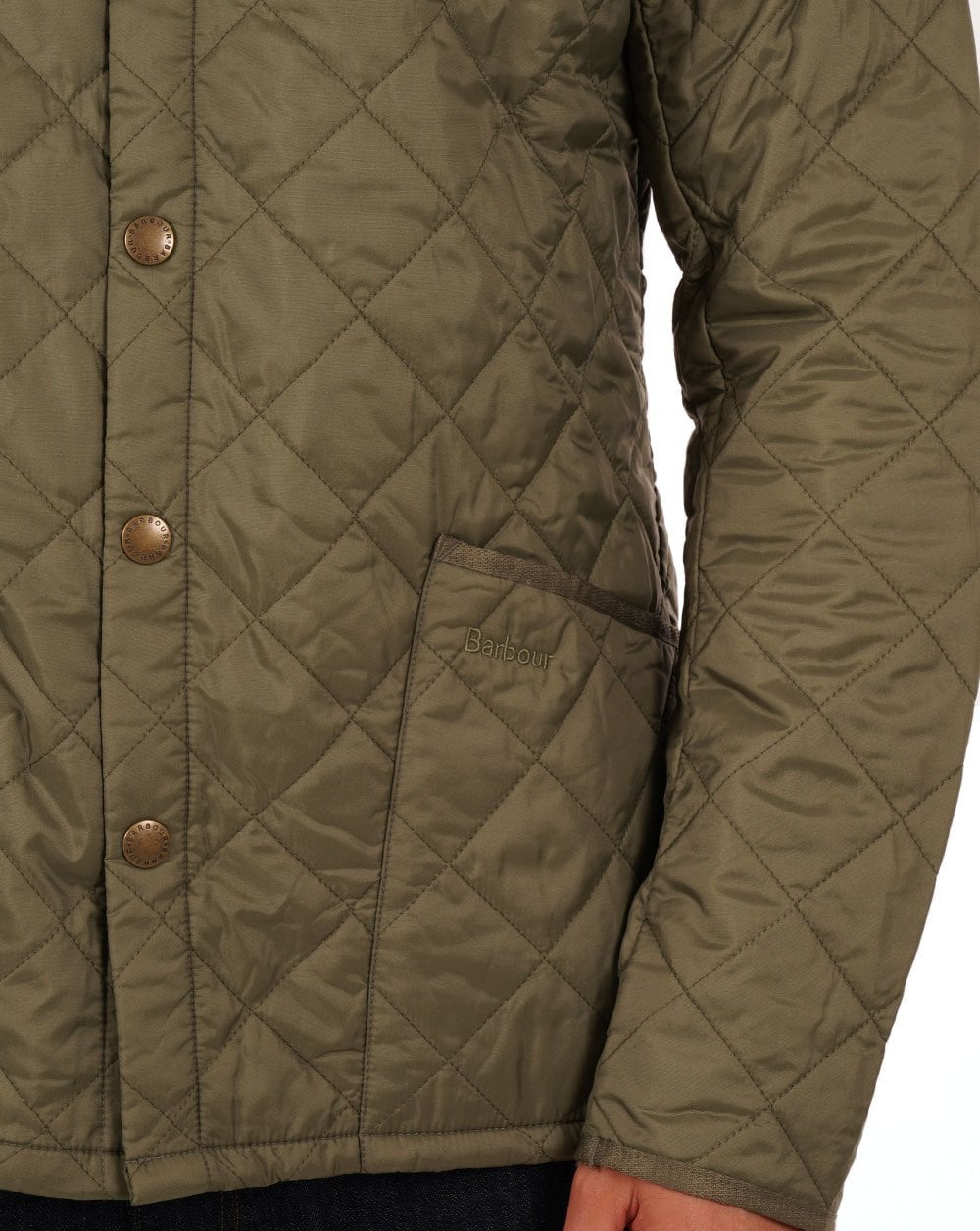 Barbour Heritage Classic Quilted Jacket Light Moss