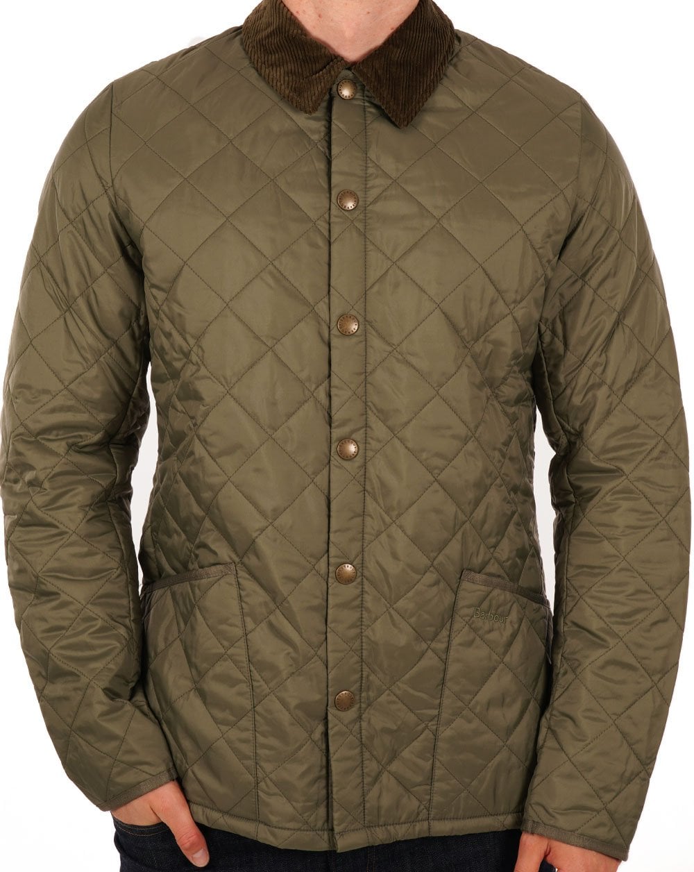 Barbour Heritage Classic Quilted Jacket Light Moss