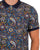Pretty Green Marriot Paisley Polo Blue