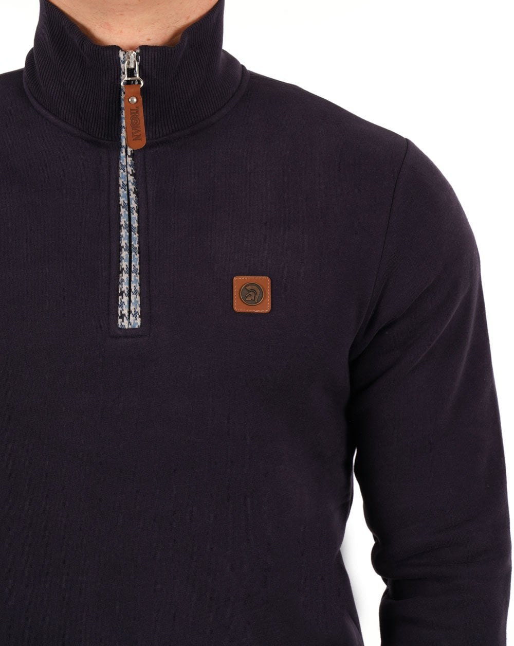 Trojan 1/4 Zip Sweatshirt Navy
