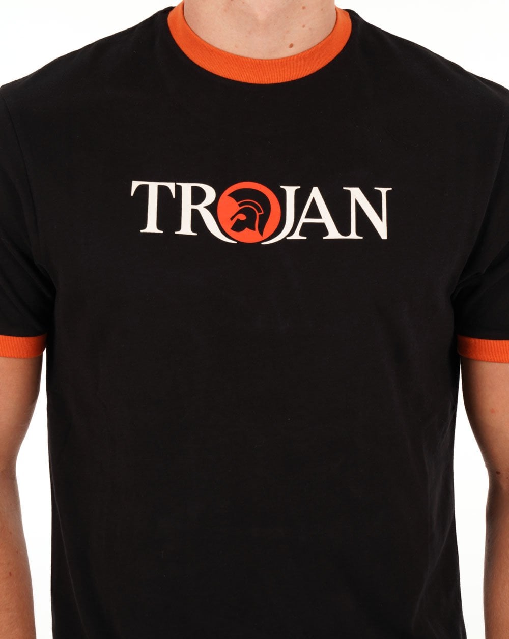 Trojan Helmet Logo T-shirt Black