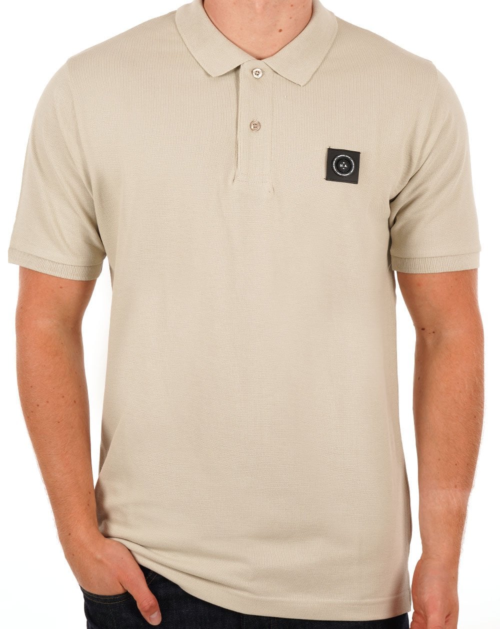 Marshall Artist Siren Polo Shirt Stone