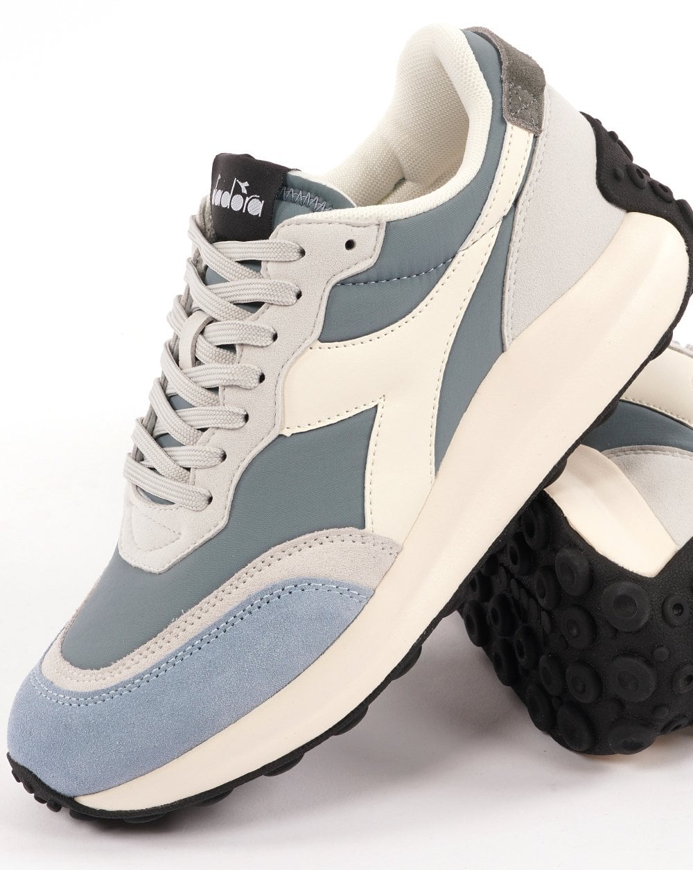 Diadora RACE NYL Trainer Blue/Grey