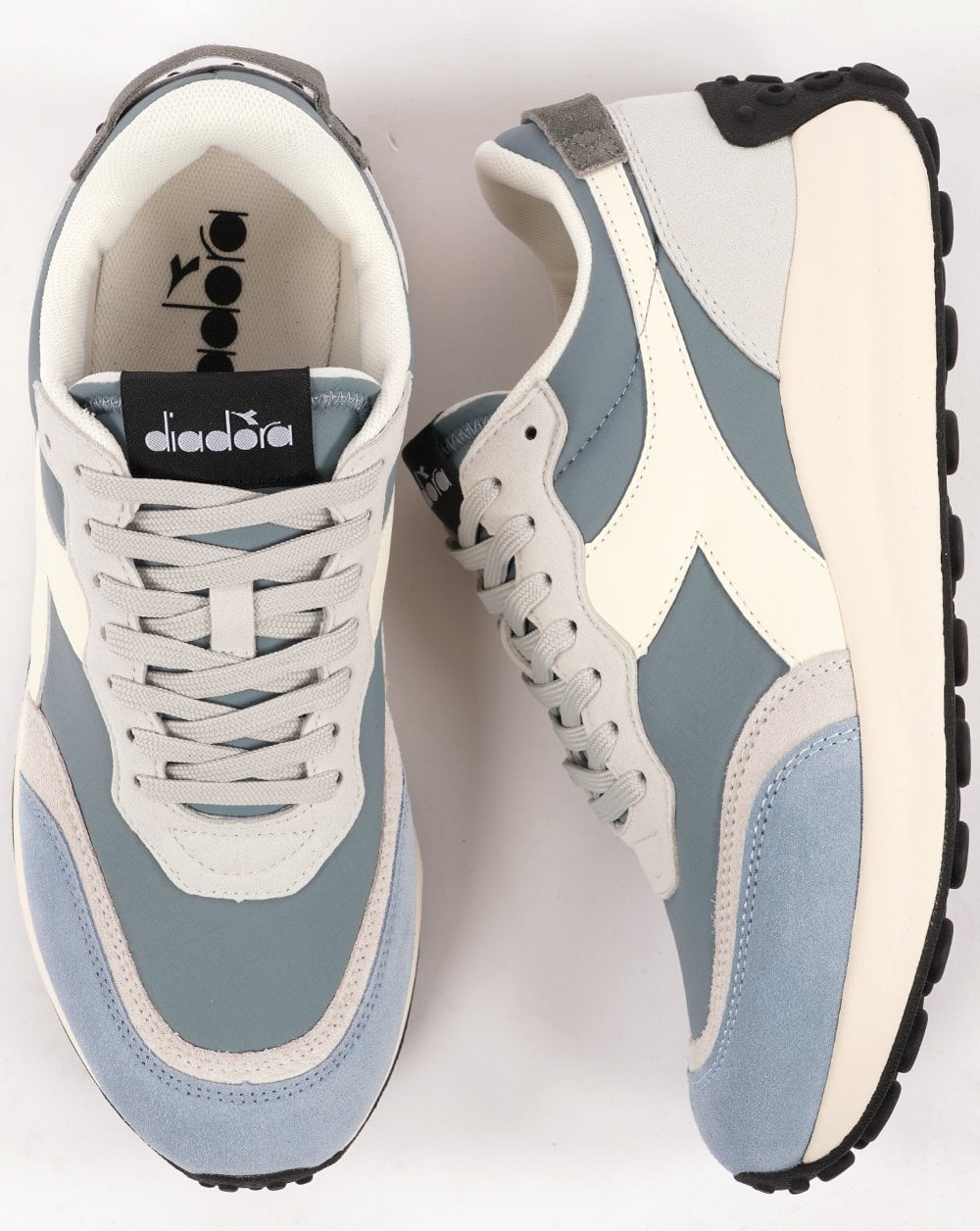 Diadora RACE NYL Trainer Blue/Grey